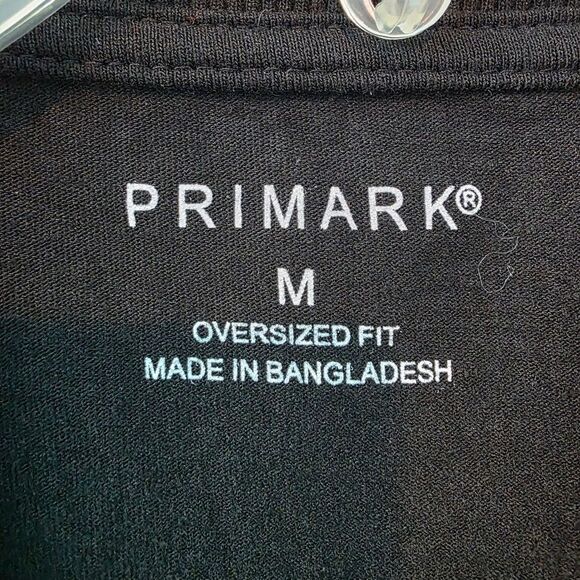 Primark Black Short Sleeve Tee Mens M - Picture 3 of 3